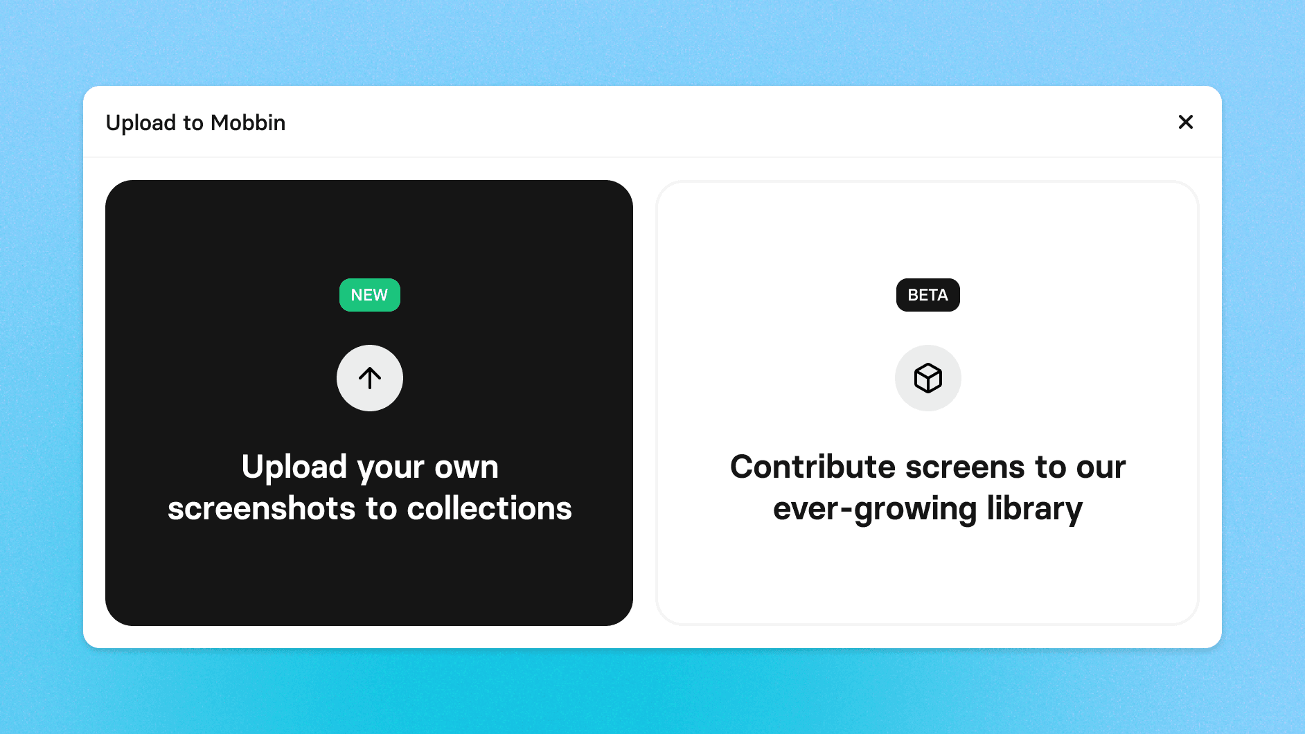 Cover image for Upload to your collections