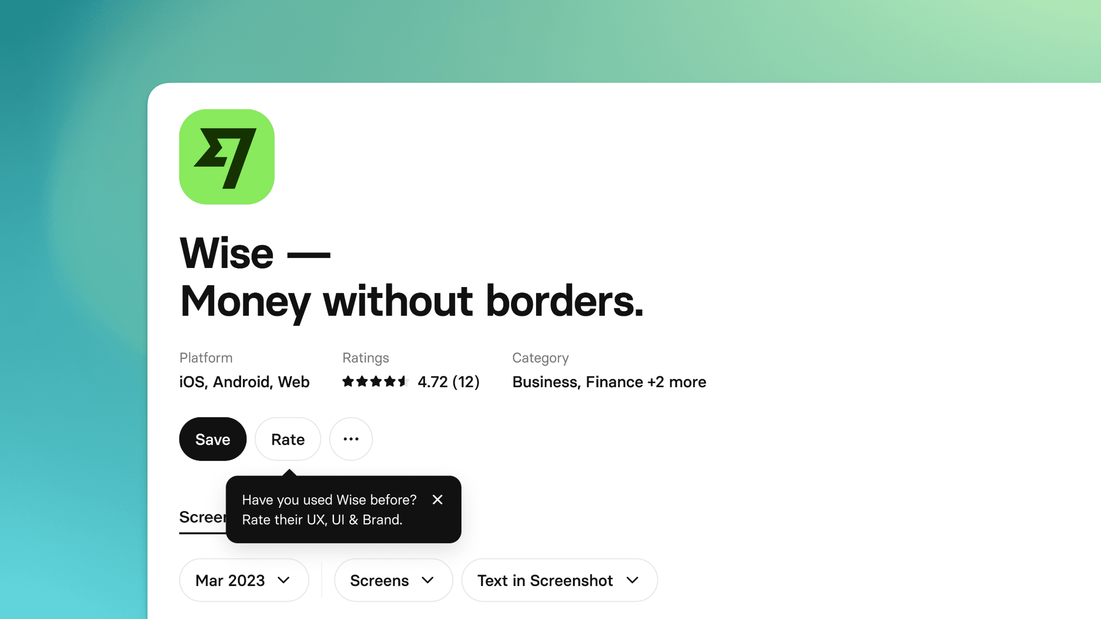 Cover image for Revamped app detail page
