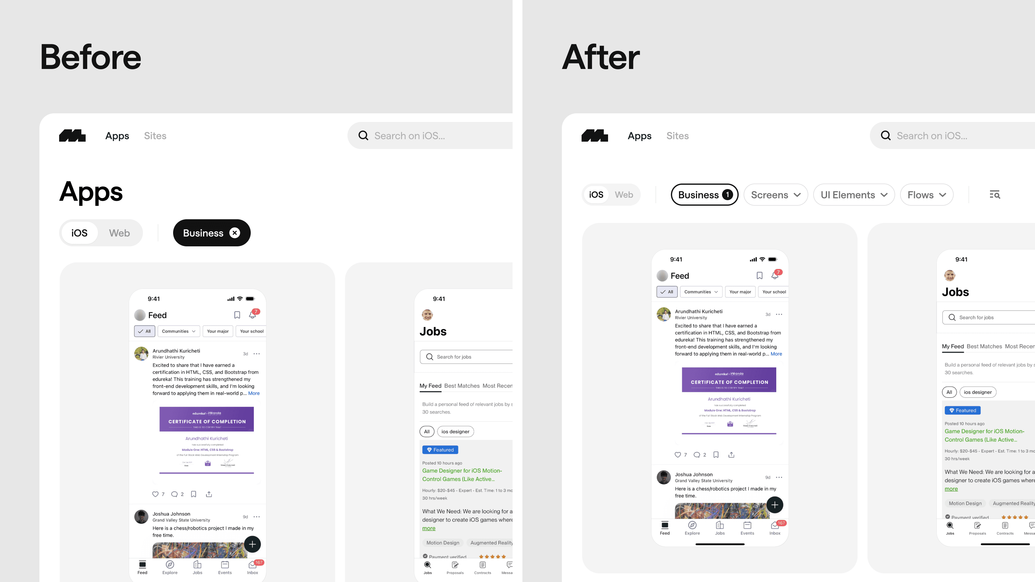 Cover image for Improved search experience